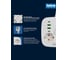 Удлинитель электрический Intro UGES330-W-4USB с заземлением с выключателем 3 розетки + 4xUSB A+C 3м 10А белый Б0069727 9