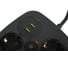 Удлинитель электрический Intro UGES330-B-4USB с заземлением с выключателем 3 розетки + 4xUSB A+C 3м 10А черный Б0069728 19