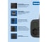 Удлинитель электрический Intro UGES330-B-4USB с заземлением с выключателем 3 розетки + 4xUSB A+C 3м 10А черный Б0069728 24