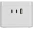 Удлинитель IEK DOMINIC Qi10Вт У02К 1,3м 3х1мм2 USB A+C бел DN-YP31-16-02-01-ZKU-K01 5