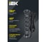 Удлинитель IEK COMFORT У05К 5 мест 3м 3х1,5мм2 16А черный 694688 6