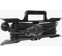 Удлинитель TUNDRA на каркасе 1 розетка, 10 м, 10 А, ПВС 3х0.75 мм2, с з/к, IP44, ГОСТ 2276545