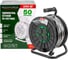 Удлинитель сетевой на катушке Rockforce с розетками, 50м, 220В RF-3254-50(66462) 1