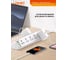 Сетевой удлинитель Perfeo LDNIO SC10610 2м/10 розеток EU_UK_US/ 2500W/ 6 USB: QC 3.0+PD 3.0 30W/ White LD_D0426 5