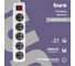 Сетевой фильтр Buro 500UNH-5-WG 5м (5 розеток) белый/серый (коробка) 2004675 2