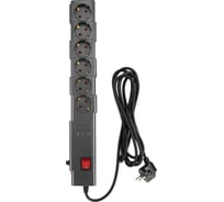 Сетевой фильтр Buro 600SPro-16-1.8-USB-G 1.8м (6 розеток) графитовый (коробка) 2094291