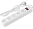 Сетевой бытовой фильтр General Lighting Systems GPS-5-10-3x075-150-W, 5 мест, 10А, 3x0.75 мм2, 1,5м, 471010 1