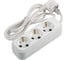 Удлинитель бытовой General Lighting Systems GES-10-3x075-3-3m, 10А, 3х0,75 мм2, 3 места, 3 метра, с заземлением 470088 1