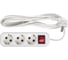 Удлинитель бытовой General Lighting Systems GES-10-3x075-3-3m-S, 10А, 3х0,75 мм2, 3 места, 3 метра, с заземлением 470090 2