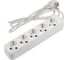 Удлинитель бытовой General Lighting Systems GES-16-3x100-5-1,5m, 16А, 3х1 мм2, 5 мест, 1,5 метра, с заземлением 470097 1