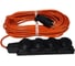 ТОРЭЛЕКТРО Удлинитель серии ВОЛЬТПРОМ ПВС 2х1.5 на колодке 4 гнезда 45м (б/з) IP44. ВП772 1