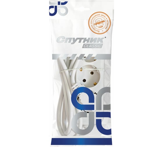 Сетевой удлинитель Спутник УК-303 1,8м