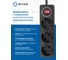 Сетевой фильтр 5bites GARDA 3S / 3*0.75мм2 / 0.5м / BLACK SP3B-505U 4