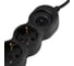 Удлинитель электрический Jazzway EX-03GS-300-bk (3 x 3м) 3 розетки, заземление, шторки, выключатель 5075726 7