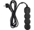 Удлинитель электрический Jazzway EX-03GS-300-bk (3 x 3м) 3 розетки, заземление, шторки, выключатель 5075726 10