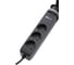 Удлинитель электрический Jazzway EX-03GS-150-bk (3 x 1,5м) 3 розетки, заземление, шторки, выключатель с подсветкой IP20 черный 5075740 5075450 7