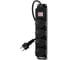 Сетевой фильтр Buro 400MDP-10-B 10м (4 розетки) черный (коробка) 2012921 1