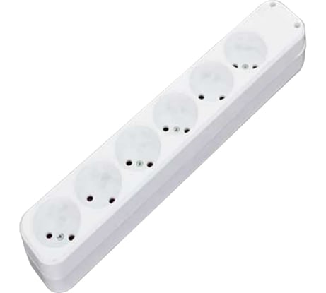 Удлинитель AY-KA 6-местная, без заземления, шторки 3м. кабель 2х0,75 мм 8861003