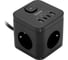 Сетевой удлинитель BURO BU-PC3.1UС-Plus-B 1.5м (3 розетки) черный (коробка) 2090223 1