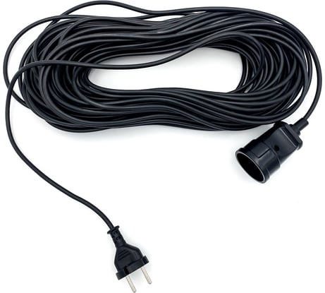 Силовой удлинитель SVET Бублик (ПВС 2x0,75) 40м/6А/1300Вт без заземления УХ6-1-40 SV0425-0004