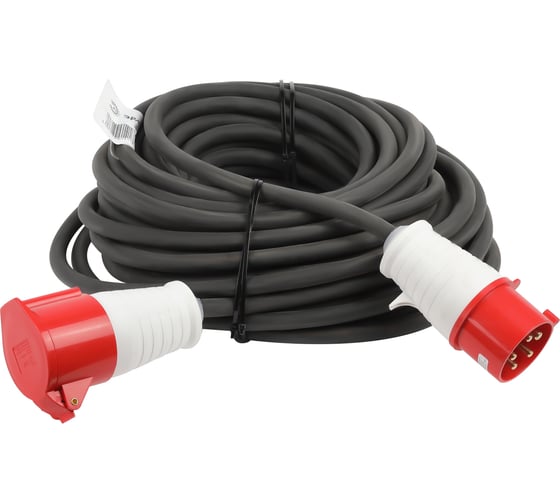 ЭРА Удлинитель силовой IND380-U-1e-5x4-10m-IP44 на 380В в бухте 1 розетка CEE 5P 10м КГ 5х4 32A IP44 Б0057297