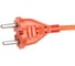 Удлинитель силовой на пластиковой катушке Uniel УС-4-40 /UCK-4N/2x1,00/40M/S ORANGE/BLACK UL-00014543 4