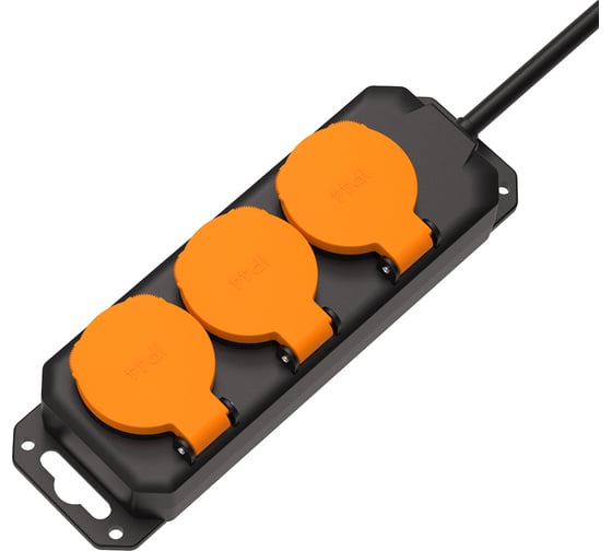 Удлинитель силовой Filum FL-PEC-3SCH-IP44 IP44, 3 розетки Schuko с кабелем 3х1.5 длиной 1.5 м 00-01288661