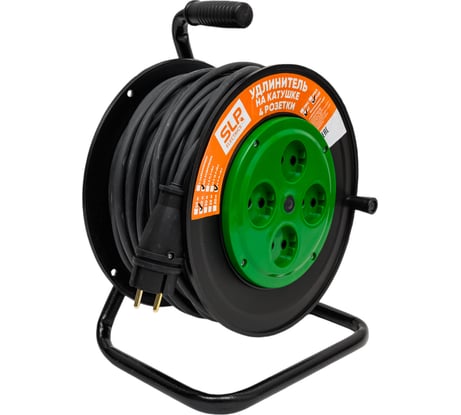 Силовой морозостойкий для сварки удлинитель на катушке SVET 40м/4 розетки без заземления (КГ 2x2,5), 16А УХ-16-4-40-К КГ 2x2,5 3111-20081