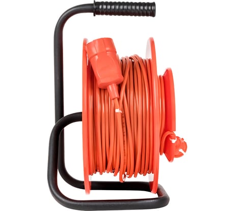 Удлинитель на катушке EKF "Атлант 2.0" 1 гнездо 50м без заземления ПВС 2*0,75 6А/1,3кВт 2 шт PROxima UKA02-06-275-1-50