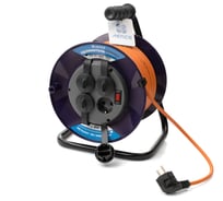 Удлинитель Лепсе ГОСТ ПВС 3x1,5 16А 30м IP44 на пластиковой катушке 007.108