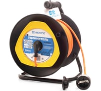 Удлинитель Лепсе ГОСТ ПВС 3x1,5 16А 20м IP44 на пластиковой катушке 007.065