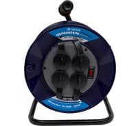 Удлинитель Лепсе ГОСТ ПВС 2x0,75 6А 30м IP44 на пластиковой катушке 007.102