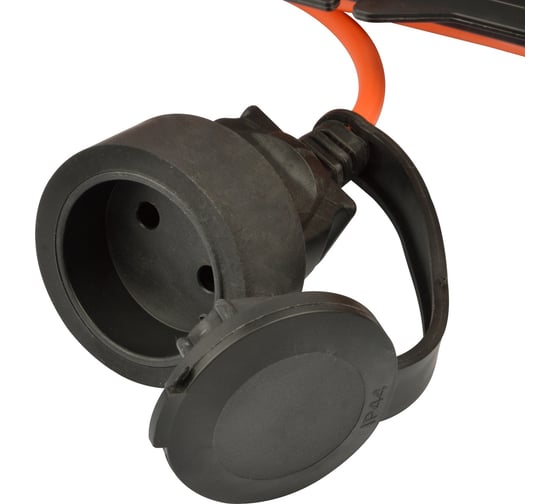 Силовой удлинитель на рамке Uniel UG /UCK-1N/2x0,75/20M/F IP44 ORANGE UL-00009865