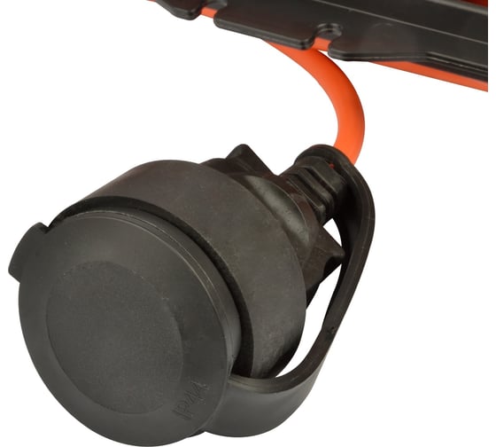 Силовой удлинитель на рамке Uniel UG /UCK-1N/2x0,75/20M/F IP44 ORANGE UL-00009865
