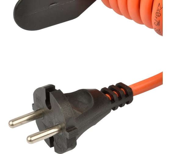 Силовой удлинитель на рамке Uniel UG /UCK-1N/2x0,75/20M/F IP44 ORANGE UL-00009865