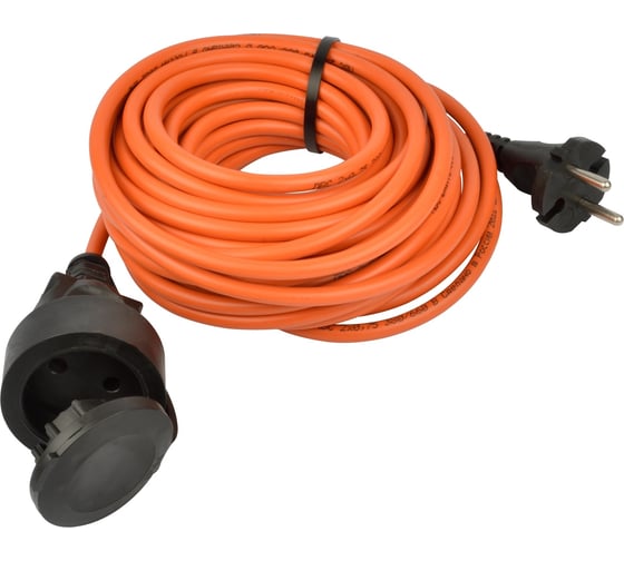 Силовой удлинитель в бухте Uniel UG /UCK-1N/2x0,75/10M/O IP44 ORANGE UL-00009858 1