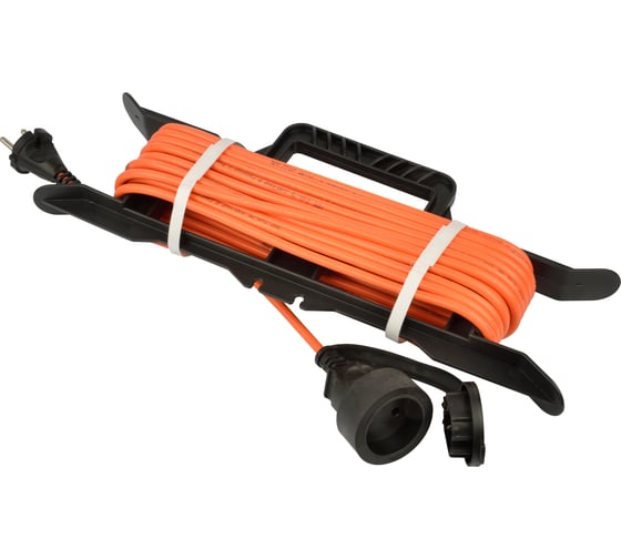 Силовой удлинитель на рамке Uniel UG /UCK-1N/2x1,00/10M/F IP44 ORANGE UL-00009867