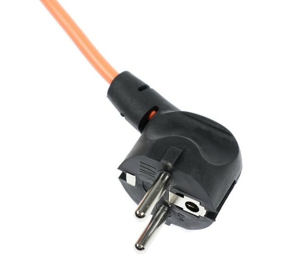 Удлинитель на катушке LUAZON Lighting, 4 розетки, 40 м, 10 А, ПВС 3x0.75 мм2, с з/к, IP44, 6884810