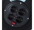Удлинитель на катушке LUAZON Lighting, 4 розетки, 50м, 10А, ПВС 3x0.75 мм2, с з/к, IP20, 6884809 5