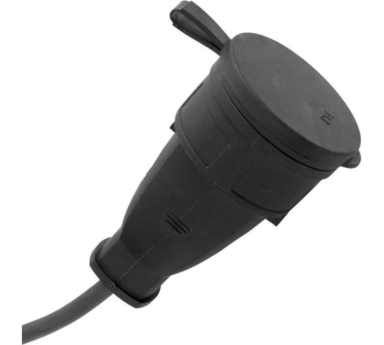 Удлинитель на каркасе LUAZON Lighting, 1 розетка, 40м, 10А, ПВС 3x0.75 мм2, c з/к, IP44, 6884819