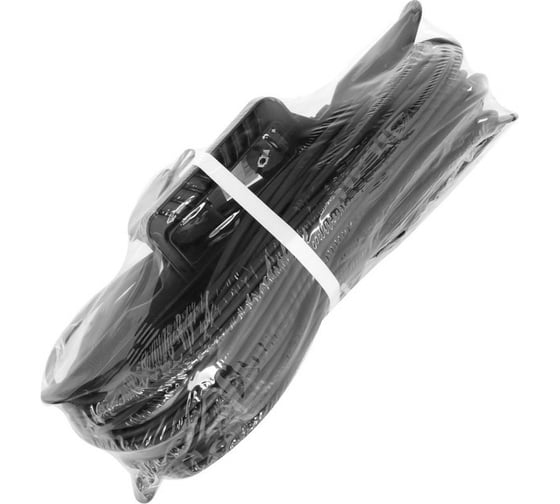 Удлинитель на каркасе LUAZON Lighting, 1 розетка, 50м,10А, ПВС 3x0.75 мм2, c з/к, IP44, 6884820