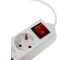 Удлинитель LUAZON Lighting, 3 розетки, 1,8 м, 6А, 1300 Вт, ПВС 3x0.75 мм2, с з/к, с выкл., Б 7059867 4