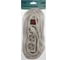 Удлинитель LUAZON Lighting, 3 розетки, 10 м, 6 А, 1300 Вт, 3x0.75 мм2, с з/к, с выкл., Б 5187790 3