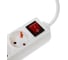 Удлинитель LUAZON Lighting, 4 розетки, 3м, 6А, 1300 Вт, ПВС 3x0.75 мм2, без з/к, с выкл., Б 7059868 4