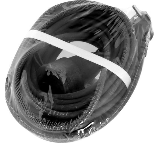 Удлинитель LUAZON морозостойкий Lighting, 1 розетка, 10м, 16А, КГ 3x1.5 мм2, с з/к, IP44, 7139015