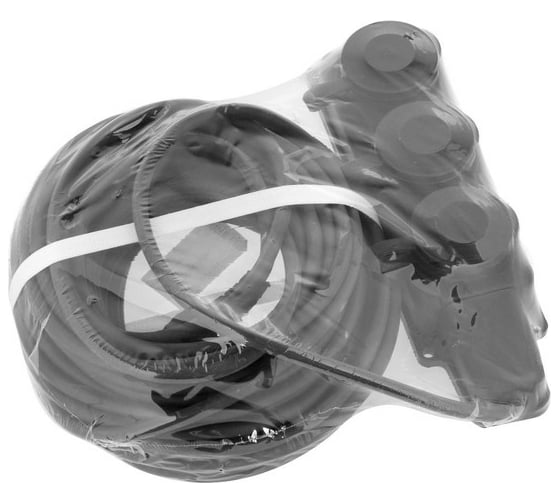 Удлинитель LUAZON морозостойкий Lighting, 3 розетки, 20 м, 16 А, КГ 3x1.5 мм2, с з/к, IP 44 5384801