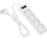 Сетевой фильтр LUAZON Lighting, 4 розетки, 1.8 м, 2200 Вт, 3x0.75 мм2, 10 А, 220 В, белый 4457512 1