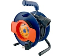 Силовой удлинитель на катушке Glanzen ПВС 3x0,75 арт. EC-40-014 00-00006694