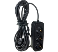 Бытовой удлинитель с заземлением Gigant ПВС 3х0,75 3500Вт 3 гнезда 7м 80012 PEC-003