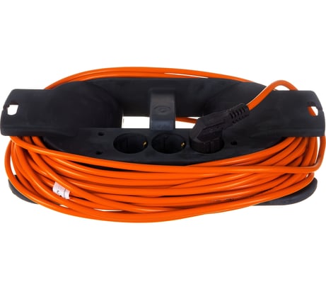 Удлинитель на каучуковой рамке Gigant Professional PEC-017 ПВС 3х1,5 3500Вт 3 розетки 20м 80047